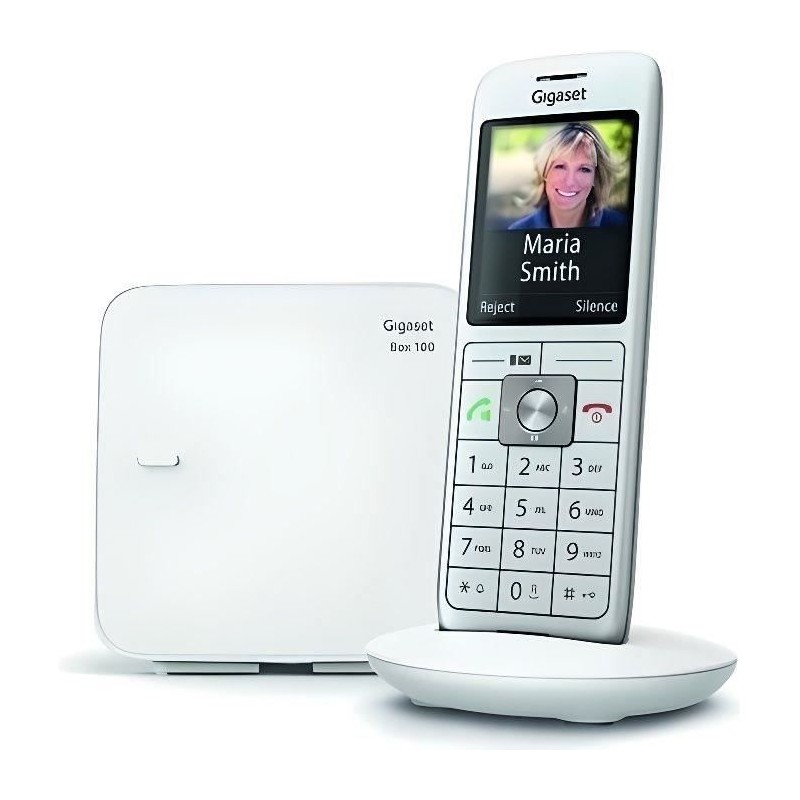 Téléphone Fixe GIGASET CL 660 Blanc - Écran couleur rétroéclairé Téléphone Fixe GIGASET CL 660 Blanc - Écran couleur rétroéclairé