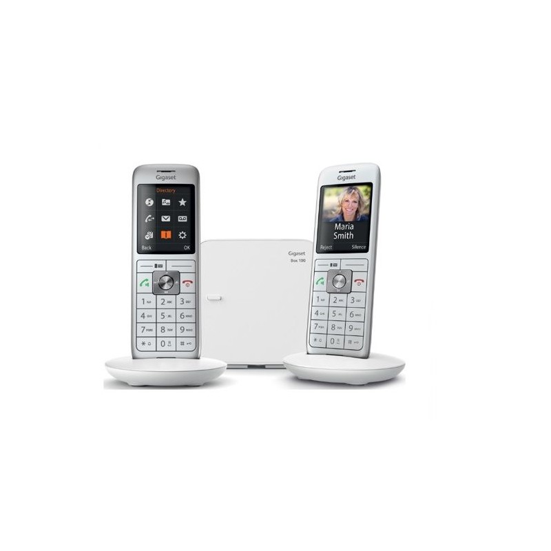 GIGASET Téléphone Fixe CL 660 Duo Blanc GIGASET Téléphone Fixe CL 660 Duo Blanc