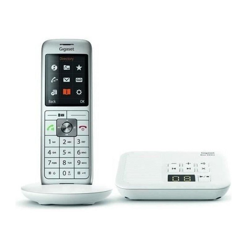 GIGASET Téléphone Fixe CL 660 A Blanc GIGASET Téléphone Fixe CL 660 A Blanc
