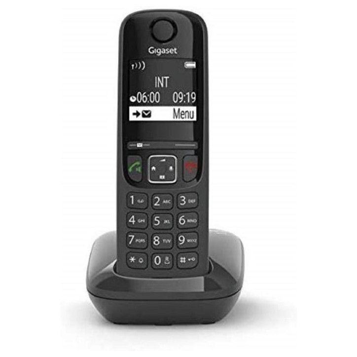 GIGASET Téléphone Fixe AS690 Noir GIGASET Téléphone Fixe AS690 Noir