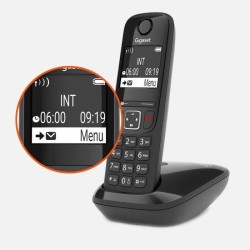GIGASET Téléphone Fixe AS690 Noir