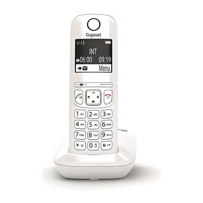 Téléphone Fixe GIGASET AS690 Blanc - Mains-libres performant HSP™ Téléphone Fixe GIGASET AS690 Blanc - Mains-libres performant HSP™