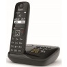GIGASET Téléphone Fixe AS690 A Noir GIGASET Téléphone Fixe AS690 A Noir