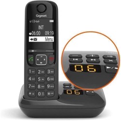 GIGASET Téléphone Fixe AS690 A Noir