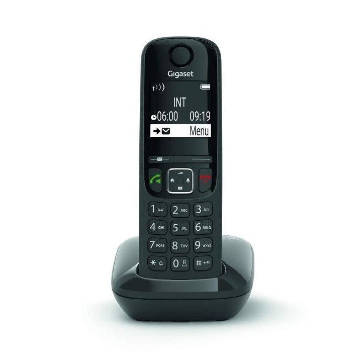 GIGASET Téléphone Fixe AS690 Duo Noir