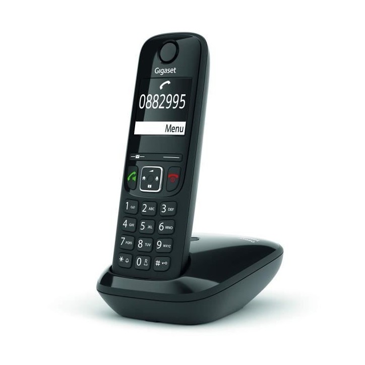 GIGASET Téléphone Fixe AS690 Duo Noir