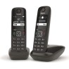 GIGASET Téléphone Fixe AS690 Duo Blanc GIGASET Téléphone Fixe AS690 Duo Blanc