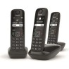 Téléphone Fixe AS690 Trio Noir - GIGASET - Mains-libres performant H Téléphone Fixe AS690 Trio Noir - GIGASET - Mains-libres performant H