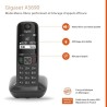 Téléphone Fixe AS690 Trio Noir - GIGASET - Mains-libres performant H Téléphone Fixe AS690 Trio Noir - GIGASET - Mains-libres performant H