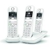 GIGASET Téléphone Fixe AS690 Trio Blanc GIGASET Téléphone Fixe AS690 Trio Blanc
