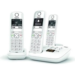 Téléphone Fixe AS690 A Trio Blanc - GIGASET - Monochrome - 20 tonali
