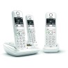 Téléphone Fixe AS690 A Trio Blanc - GIGASET - Monochrome - 20 tonali Téléphone Fixe AS690 A Trio Blanc - GIGASET - Monochrome - 20 tonali