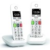 Téléphone Fixe sans Fil - GIGASET - E290 Duo Blanc - Grand écran - Téléphone Fixe sans Fil - GIGASET - E290 Duo Blanc - Grand écran -