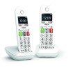 Téléphone Fixe sans Fil - GIGASET - E290 Duo Blanc - Grand écran - Téléphone Fixe sans Fil - GIGASET - E290 Duo Blanc - Grand écran -
