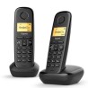 Téléphone sans fil GIGASET A270 Duo Noir - ID d'appelant, Répertoir Téléphone sans fil GIGASET A270 Duo Noir - ID d'appelant, Répertoir
