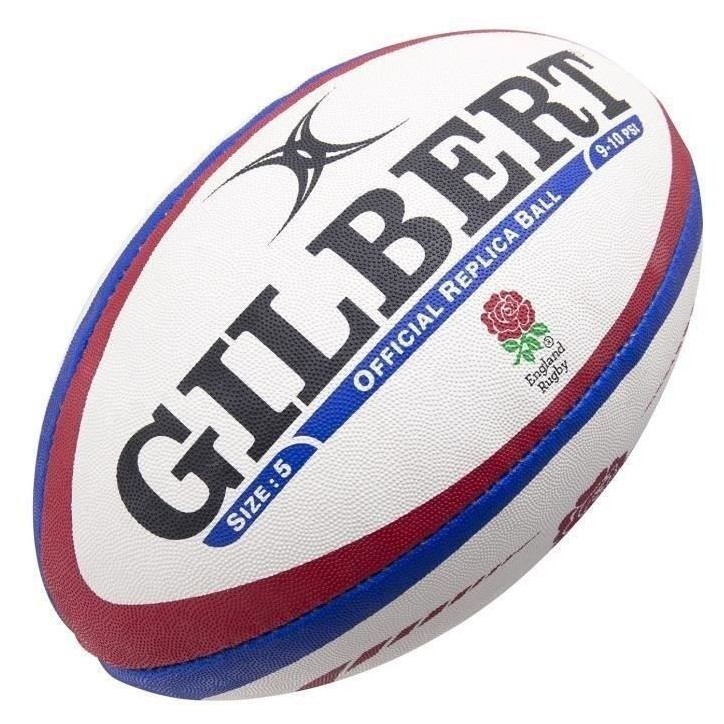 Ballon de rugby Réplique Angleterre - GILBERT - T5 - Lot de 5 Ballon de rugby Réplique Angleterre - GILBERT - T5 - Lot de 5