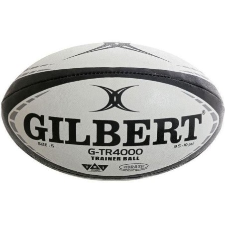 Ballon de rugby d'entrainement - GTR4000 - Noir - GILBERT - T4
