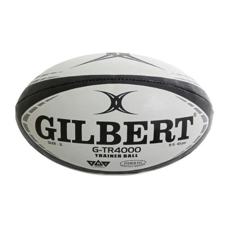 Ballon de rugby d'entrainement - GTR4000 - Noir - GILBERT - T5 Ballon de rugby d'entrainement - GTR4000 - Noir - GILBERT - T5