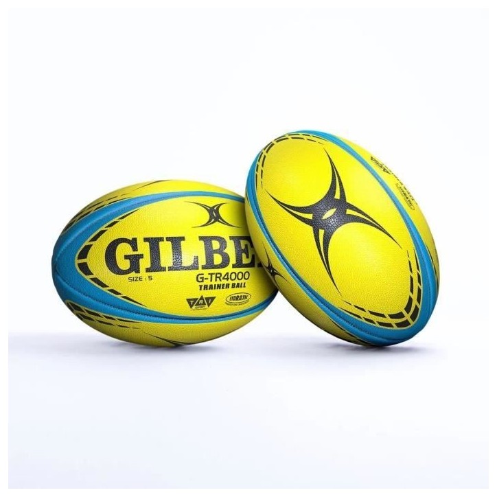 Ballon de rugby d'entrainement - GTR4000 - Fluo - GILBERT - T5 Ballon de rugby d'entrainement - GTR4000 - Fluo - GILBERT - T5