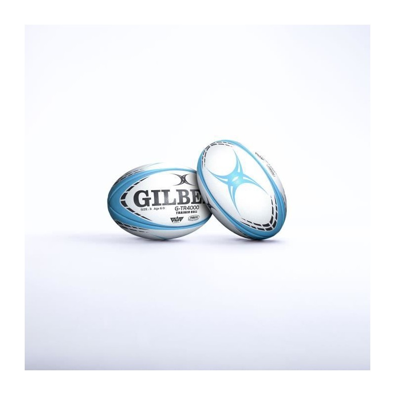 Ballon de rugby d'entrainement - GTR4000 - Ciel - GILBERT - T3 Ballon de rugby d'entrainement - GTR4000 - Ciel - GILBERT - T3