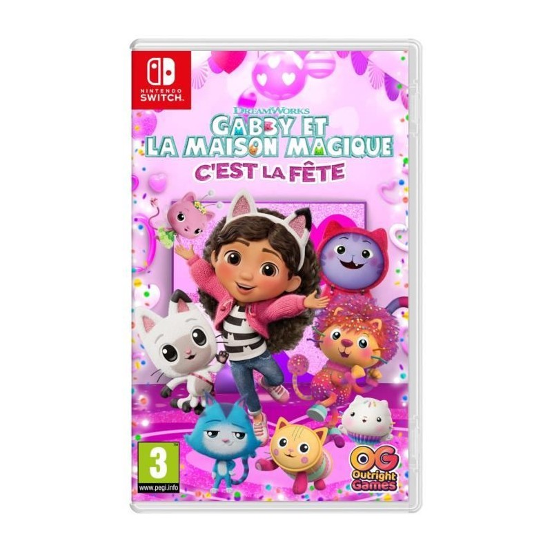 Gabby et la Maison Magique C'est la Fete - Jeu Nintendo Switch Gabby et la Maison Magique C'est la Fete - Jeu Nintendo Switch