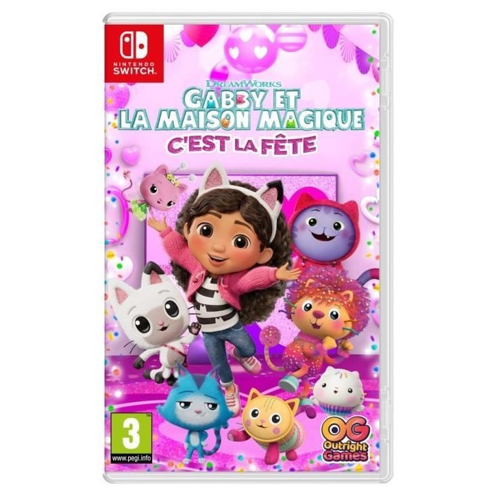 Gabby et la Maison Magique C'est la Fete - Jeu Nintendo Switch
