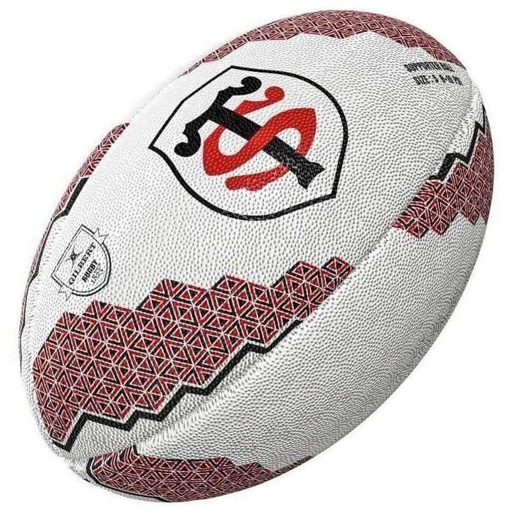 Ballon de rugby Supporter Toulouse - GILBERT - T5 - Lot de 5 Ballon de rugby Supporter Toulouse - GILBERT - T5 - Lot de 5