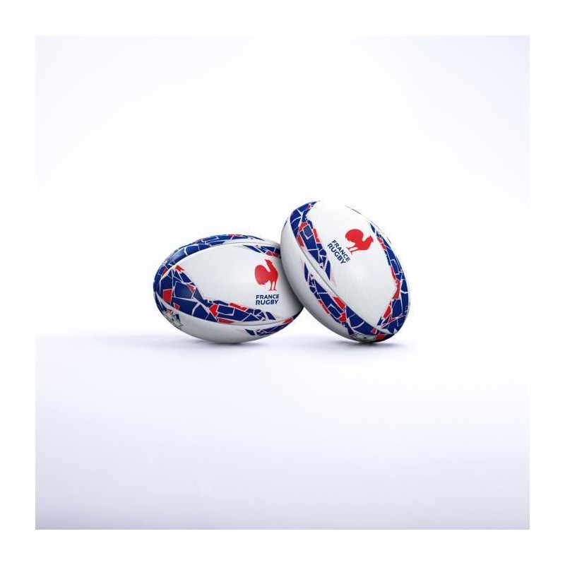Ballon de rugby Supporter France - GILBERT - T5 - Lot de 5 Ballon de rugby Supporter France - GILBERT - T5 - Lot de 5