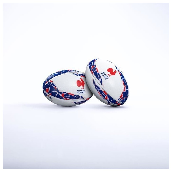 Ballon de rugby Supporter France - GILBERT - T5 - Lot de 5 Ballon de rugby Supporter France - GILBERT - T5 - Lot de 5