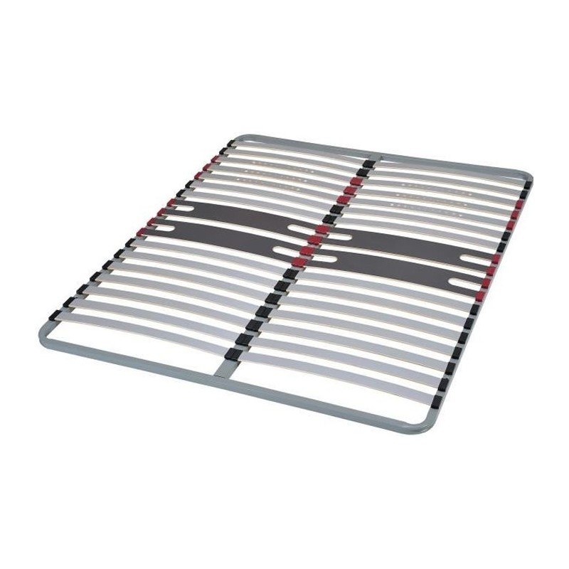 SEDAC Sommier OPTIZONES 160 x 200 - Cadre a lattes - 5 zones de confor SEDAC Sommier OPTIZONES 160 x 200 - Cadre a lattes - 5 zones de confor