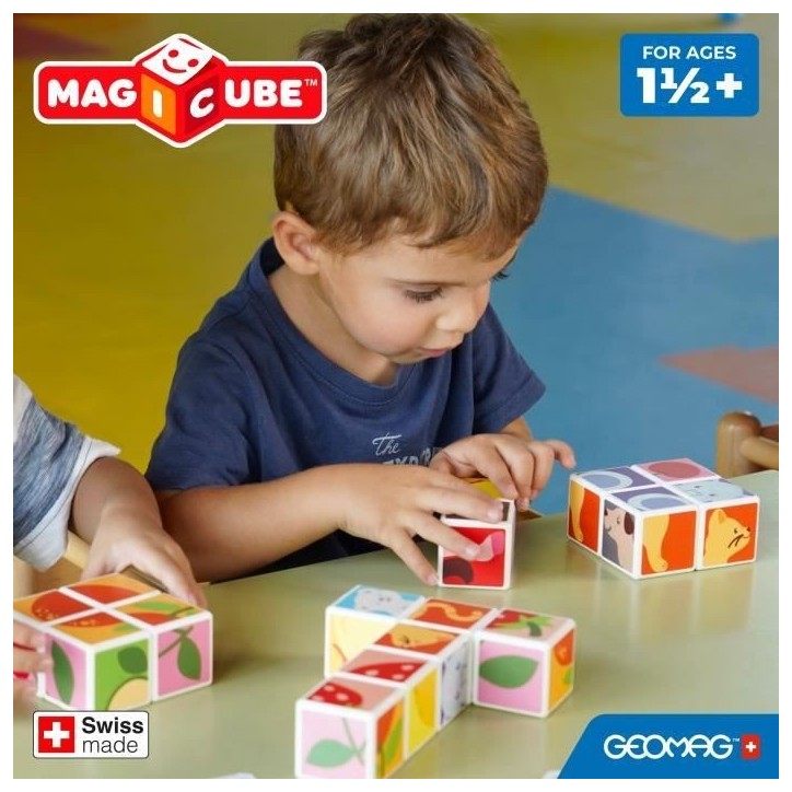 MAGICUBE Animaux Amis (4 Cubes)