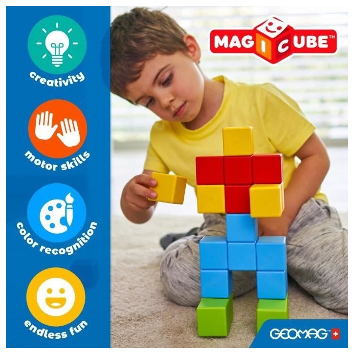 MAGICUBE Animaux Amis (4 Cubes)