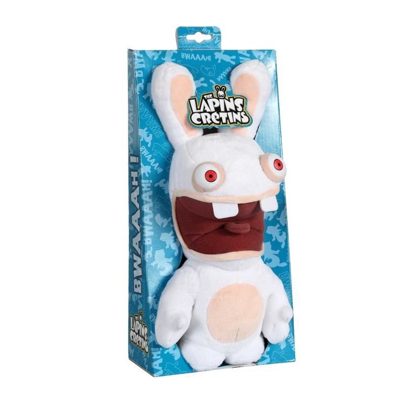 Gipsy Toys - Lapins Crétins Sonores - Bouche Ouverte - 28 cm - Blanc Gipsy Toys - Lapins Crétins Sonores - Bouche Ouverte - 28 cm - Blanc