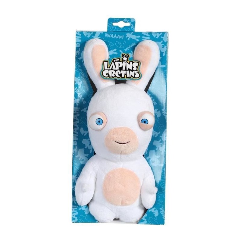 Gipsy Toys - Lapins Crétins Sonores - Bouche Fermée - 28 cm - Blanc Gipsy Toys - Lapins Crétins Sonores - Bouche Fermée - 28 cm - Blanc