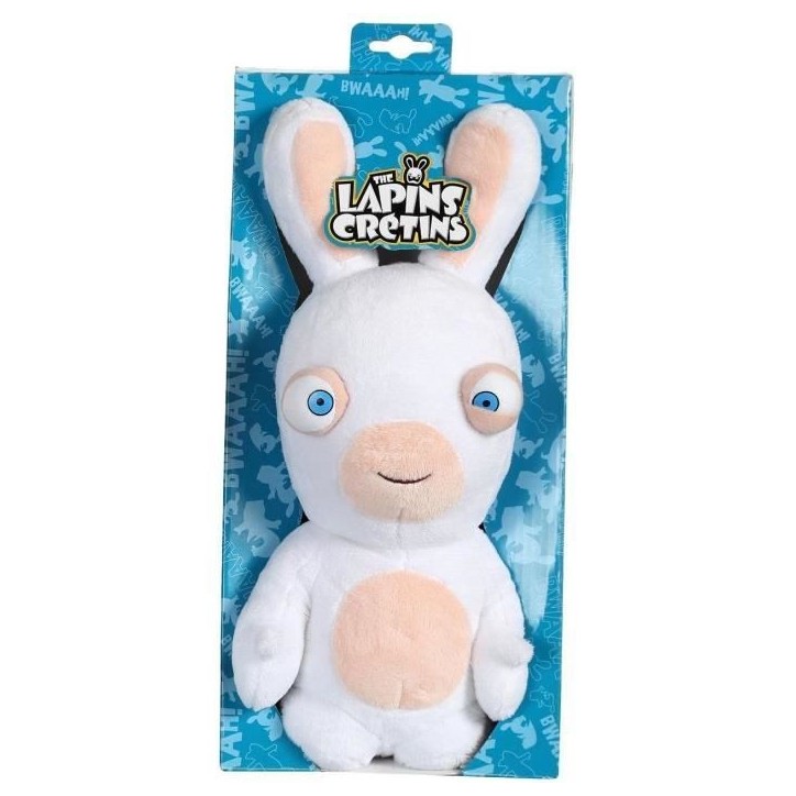 Gipsy Toys - Lapins Crétins Sonores - Bouche Fermée - 28 cm - Blanc Gipsy Toys - Lapins Crétins Sonores - Bouche Fermée - 28 cm - Blanc