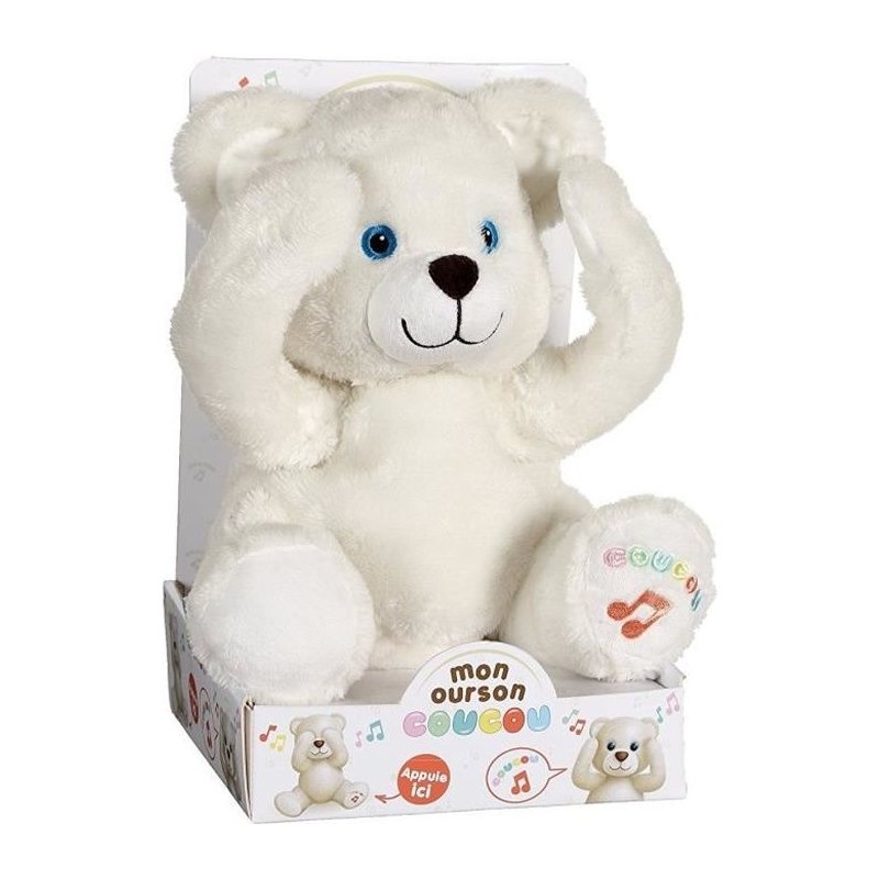 Peluche Ourson Coucou - GIPSY - 25 cm - Mixte - Plush Peluche Ourson Coucou - GIPSY - 25 cm - Mixte - Plush
