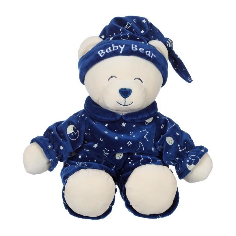 Gipsy Toys - Baby Bear Glow In The Dark - Peluche Pour Enfant - Brille Gipsy Toys - Baby Bear Glow In The Dark - Peluche Pour Enfant - Brille