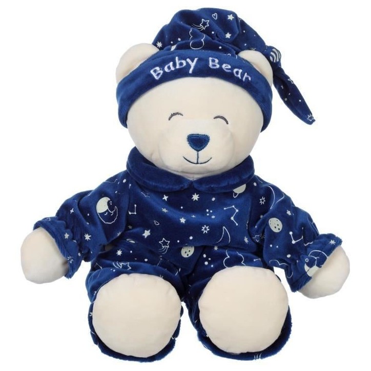 Gipsy Toys - Baby Bear Glow In The Dark - Peluche Pour Enfant - Brille Dans La Nuit - Vendue en Boîte Cadeau - 24 cm - Bleu - B Gipsy Toys - Baby Bear Glow In The Dark - Peluche Pour Enfant - Brille Dans La Nuit - Vendue en Boîte Cadeau - 24 cm - Bleu - B