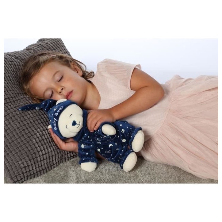 Gipsy Toys - Baby Bear Glow In The Dark - Peluche Pour Enfant - Brille Dans La Nuit - Vendue en Boîte Cadeau - 24 cm - Bleu - B Gipsy Toys - Baby Bear Glow In The Dark - Peluche Pour Enfant - Brille Dans La Nuit - Vendue en Boîte Cadeau - 24 cm - Bleu - B