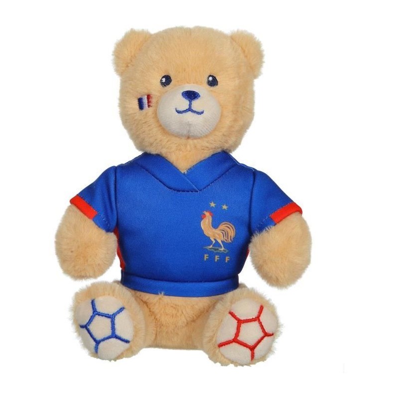 Peluche Ours FFF - GIPSY TOYS - Maillot, 15 cm Peluche Ours FFF - GIPSY TOYS - Maillot, 15 cm