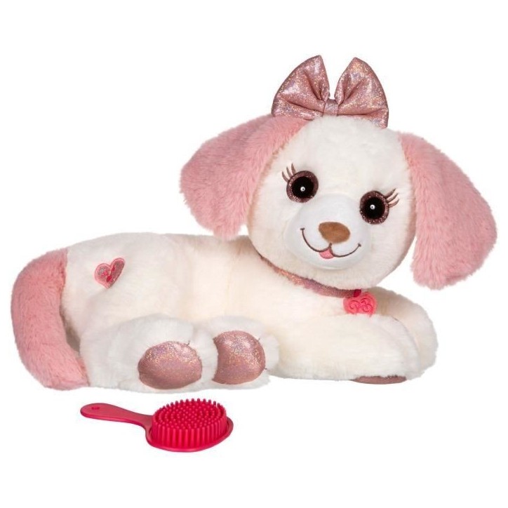 Peluche chien Puppy Bella - GIPSY TOYS - Toute douce qui s'illumine au rythme de jolies mélodies - 30 cm Peluche chien Puppy Bella - GIPSY TOYS - Toute douce qui s'illumine au rythme de jolies mélodies - 30 cm