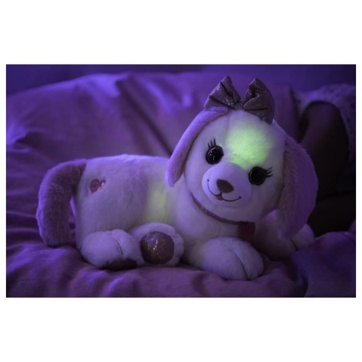 Peluche chien Puppy Bella - GIPSY TOYS - Toute douce qui s'illumine au rythme de jolies mélodies - 30 cm Peluche chien Puppy Bella - GIPSY TOYS - Toute douce qui s'illumine au rythme de jolies mélodies - 30 cm