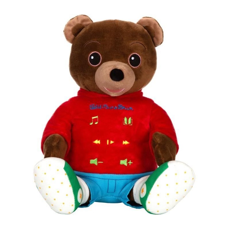 Peluche musicale Petit Ours Brun - GIPSY TOYS - Conteur d'hisoires 28 Peluche musicale Petit Ours Brun - GIPSY TOYS - Conteur d'hisoires 28