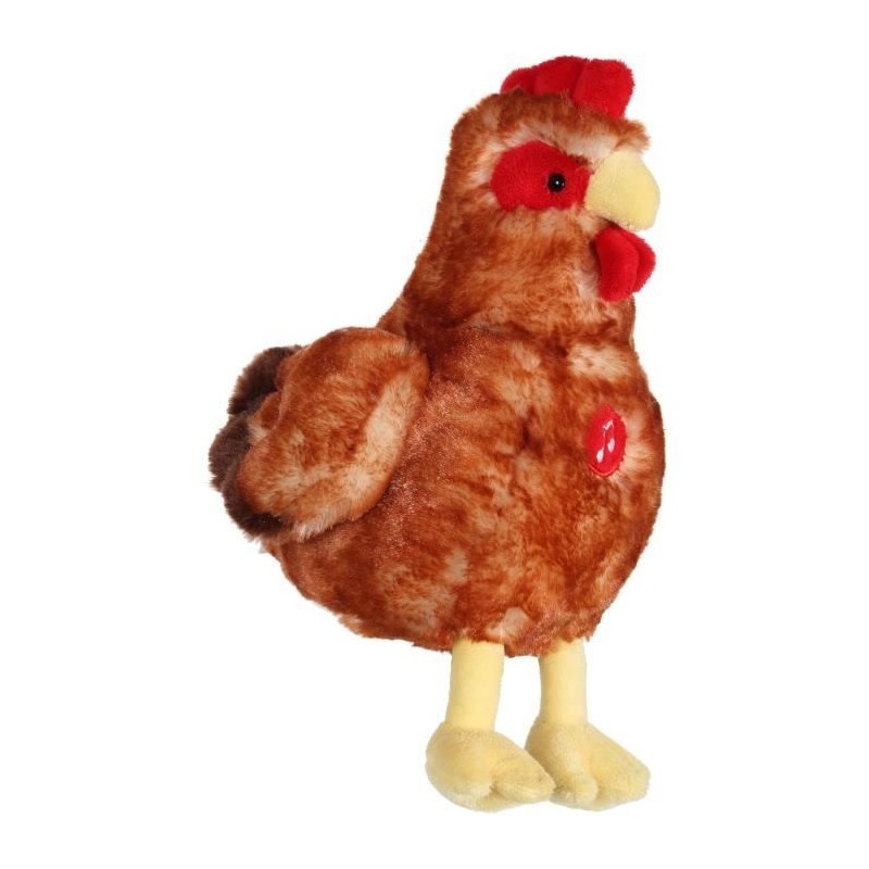 Peluche Poule rousse sonore - GIPSY TOYS - 22 cm Peluche Poule rousse sonore - GIPSY TOYS - 22 cm