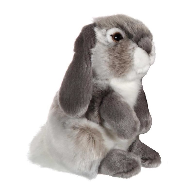 Gipsy Toys - Lapin Bélier - Peluche - 18 cm - Gris Gipsy Toys - Lapin Bélier - Peluche - 18 cm - Gris