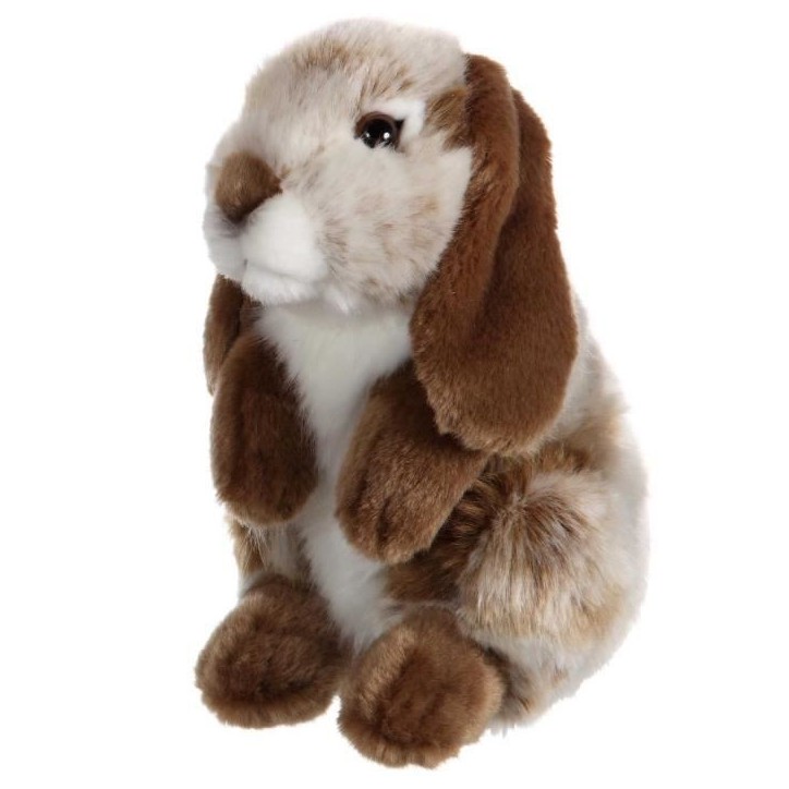 Gipsy Toys - Lapin Bélier - Peluche - 18 cm - Marron Gipsy Toys - Lapin Bélier - Peluche - 18 cm - Marron