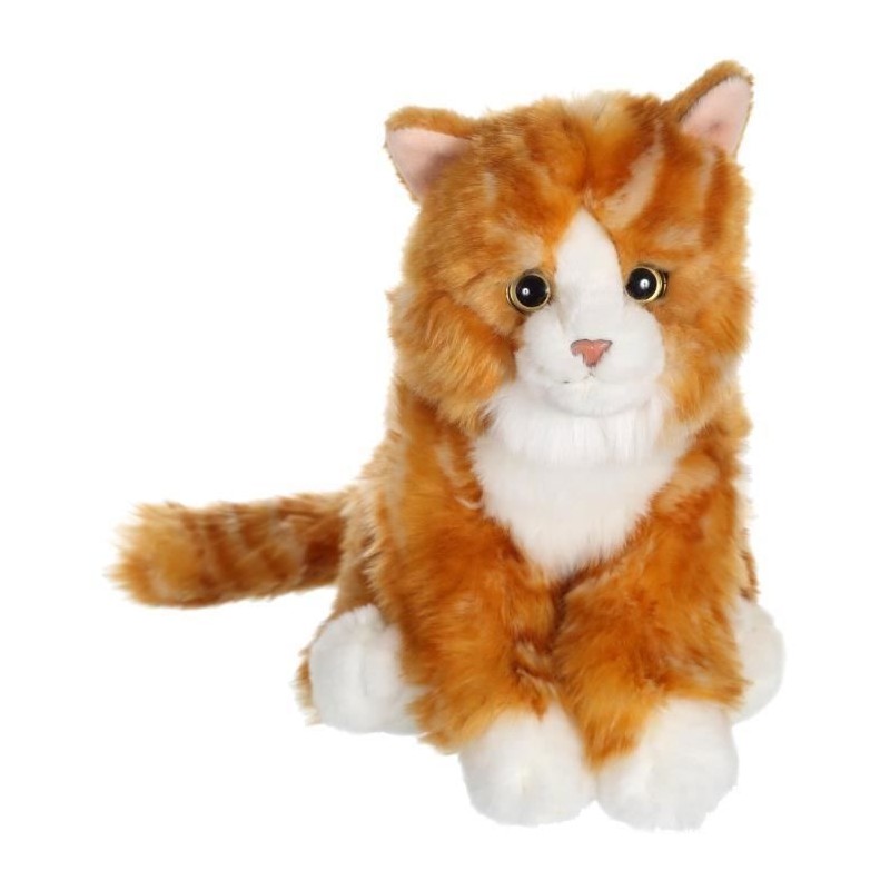Gipsy Toys - Chat Mimiz Roux et Blanc - Peluche - 28 cm Gipsy Toys - Chat Mimiz Roux et Blanc - Peluche - 28 cm