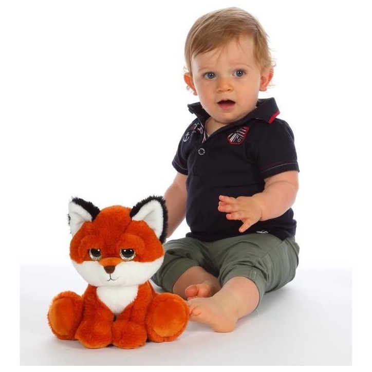Gipsy Toys - Puppy Eyes Pets Nature - Renard - Peluche - 22 cm Gipsy Toys - Puppy Eyes Pets Nature - Renard - Peluche - 22 cm
