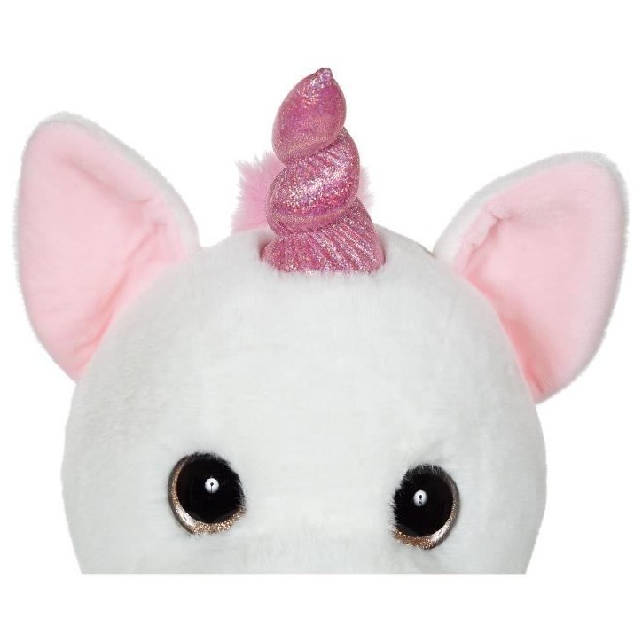 Peluche Licorne GIPSY - Puppy Eyes Pets 40 cm - Blanc - Pour Enfant des la Naissance