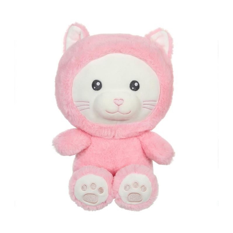 Peluche Chat Hoody Pets - GIPSY TOYS - Rose, 24 cm Peluche Chat Hoody Pets - GIPSY TOYS - Rose, 24 cm